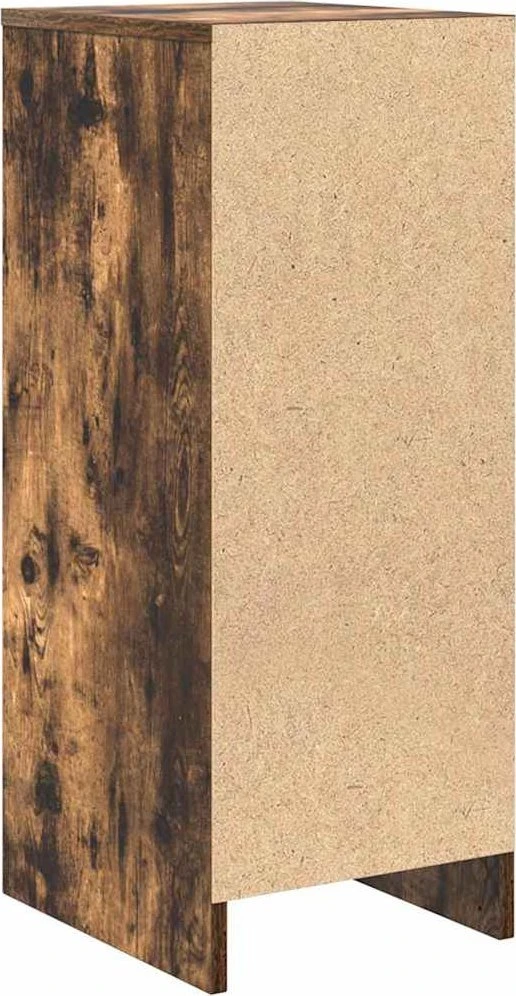 Šoninė spintelė, dūminio ąžuolo, 29,5x34x76cm, apdirbta mediena