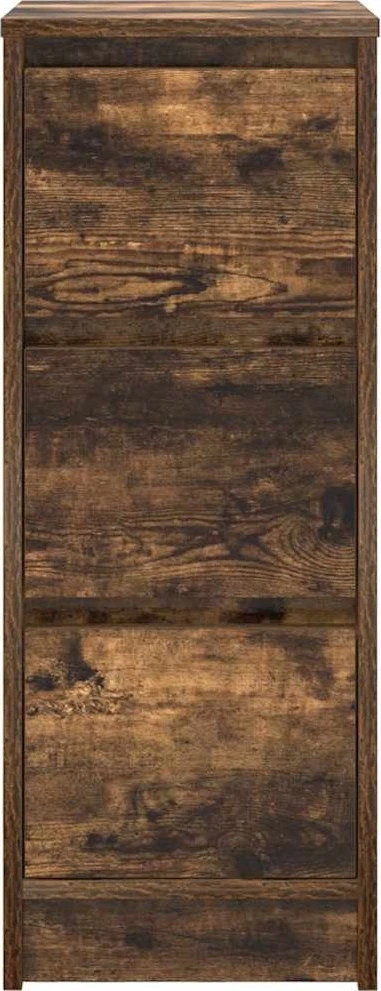 Šoninė spintelė, dūminio ąžuolo, 29,5x34x76cm, apdirbta mediena
