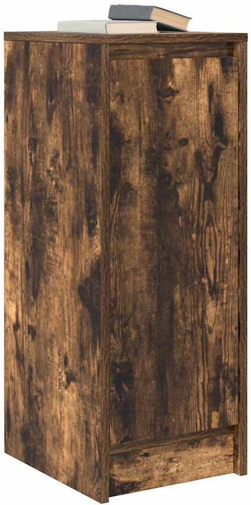 Šoninė spintelė, dūminio ąžuolo, 29,5x34x76cm, apdirbta mediena