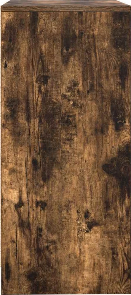 Šoninė spintelė, dūminio ąžuolo, 57x34x76 cm, apdirbta mediena