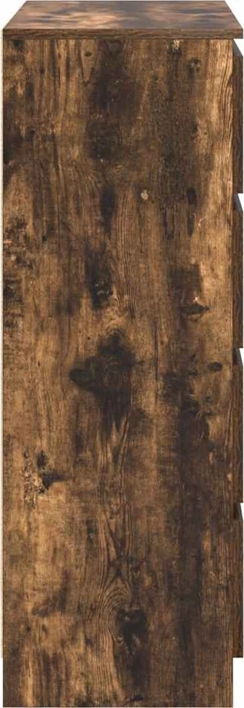 indauja rūkytas ąžuolas 80x35x99 cm inžinerinė mediena