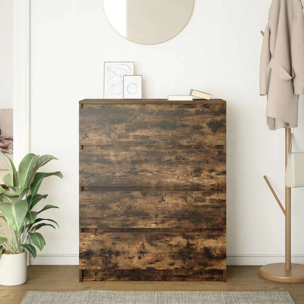indauja rūkytas ąžuolas 80x35x99 cm inžinerinė mediena