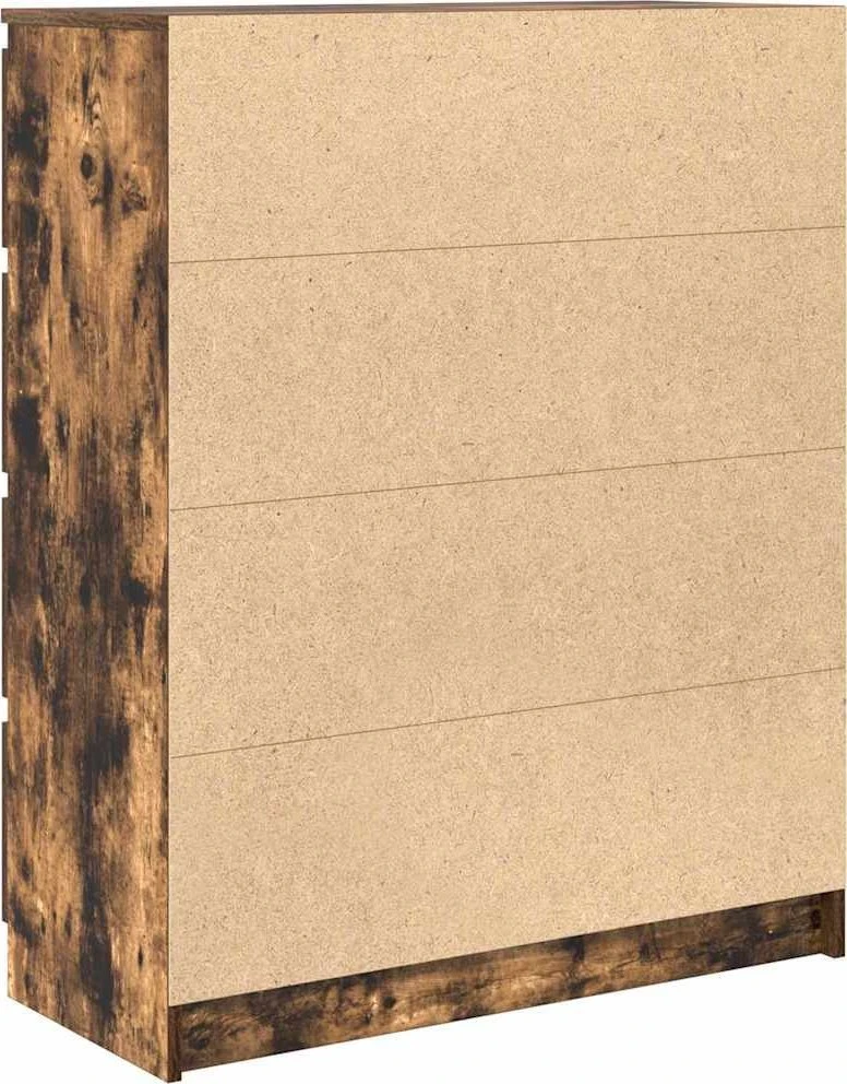 indauja rūkytas ąžuolas 80x35x99 cm inžinerinė mediena