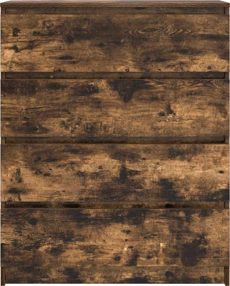 indauja rūkytas ąžuolas 80x35x99 cm inžinerinė mediena