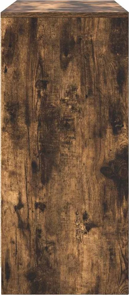 Šoninė spintelė, dūminio ąžuolo, 85x34x76 cm, apdirbta mediena