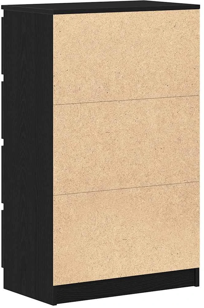 Šoninė spintelė, juodos ąžuolas, 60x35x98,5 cm, mediena