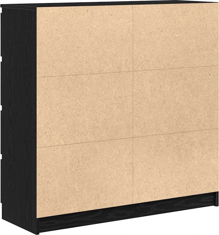 indauja juodas ąžuolas 100x35x99 cm apdirbta mediena