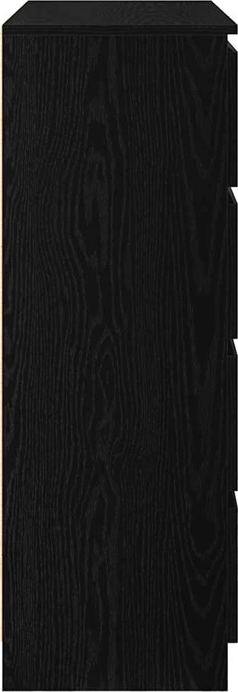 indauja juodas ąžuolas 100x35x99 cm apdirbta mediena