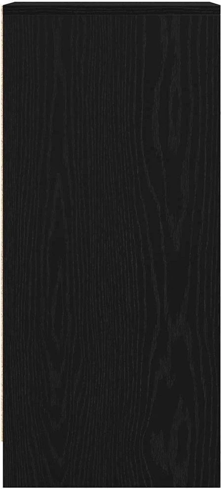 indauja juodas ąžuolas 29,5x34x76 cm inžinerinė mediena