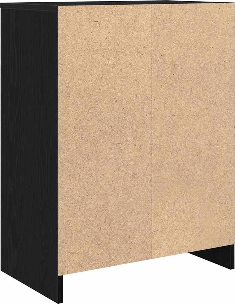 indauja juodas ąžuolas 57x34x76 cm inžinerinė mediena
