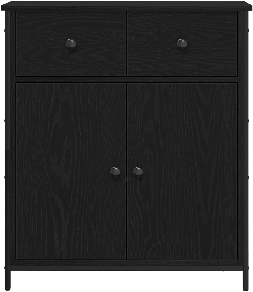 Kabalas Juodas ąžuolas 70 x 30 x 80 cm Apdirbta mediena