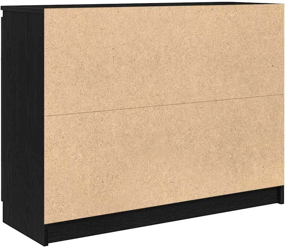 Šoninė spintelė su stalčiais, 100,5x35x76 cm, mediena