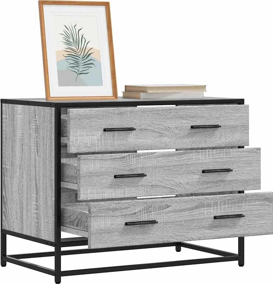Stalčių spintelė Pilka Sonoma 70x41x56 cm Engineered Wood