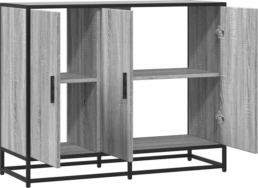 indauja Pilka Sonoma 94x35x76 cm Inžinierinė mediena