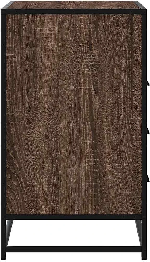 Stalčių spintelė Rudas ąžuolas 70x41x70 cm Inžinerinė mediena