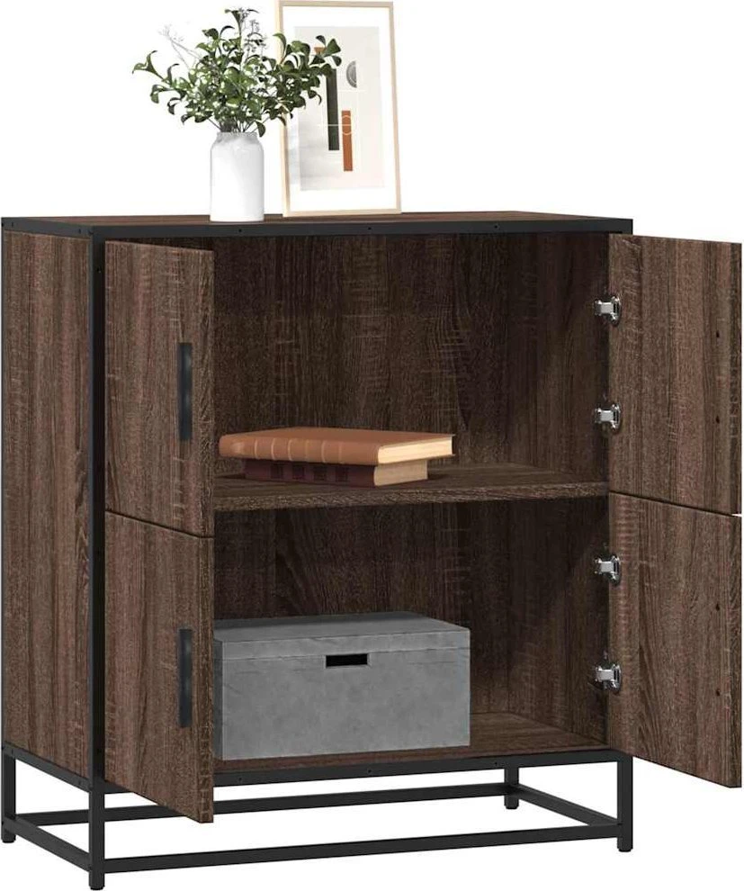 indauja Rudas ąžuolas 68x35x76 cm Inžinierinė mediena