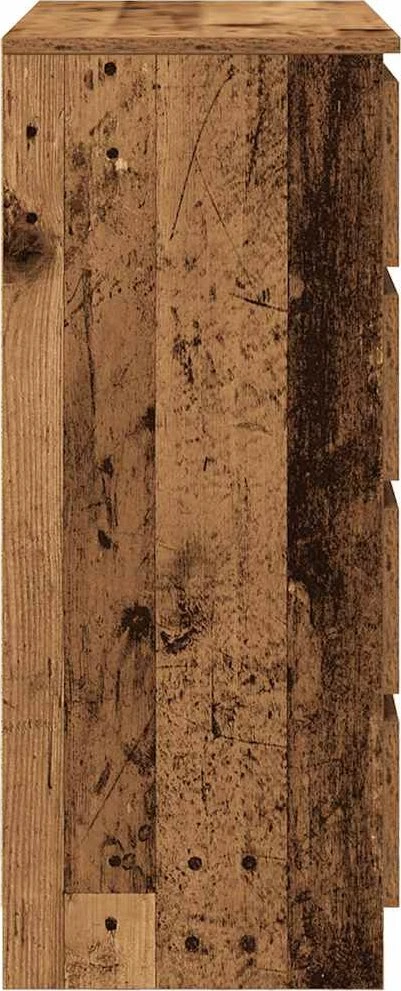 Šoninė spintelė su stalčiais, 71x35x84 cm, mediena