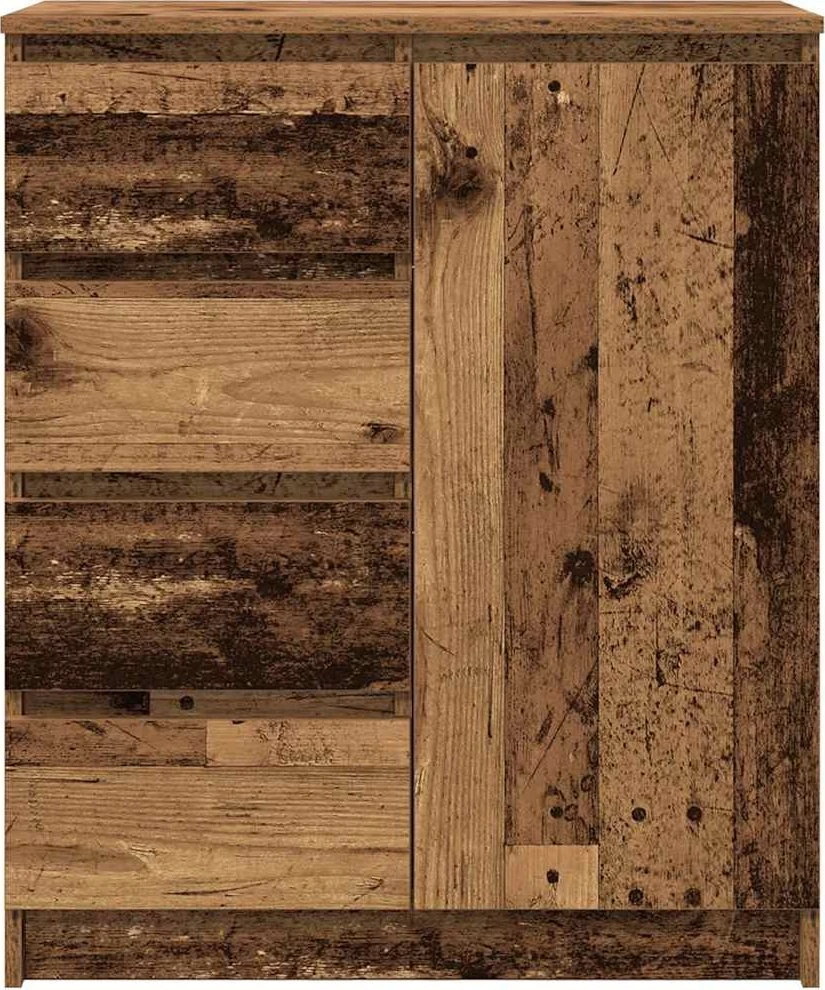 Šoninė spintelė su stalčiais, 71x35x84 cm, mediena