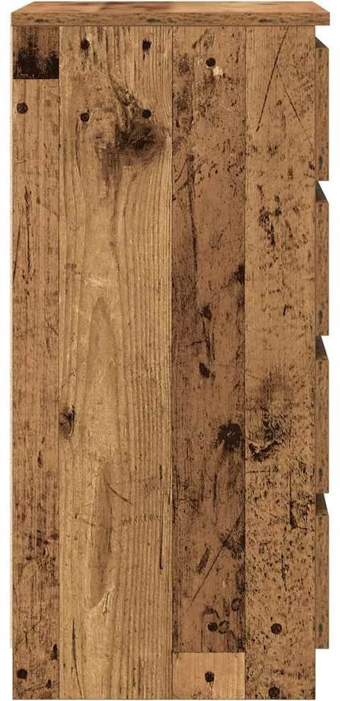 Šoninė spintelė, mediena 37,5x35x76 cm, apdirbta mediena