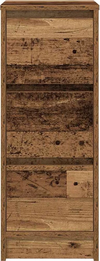 Šoninė spintelė, juodos spalvos, 29,5x34x76cm, apdirbta mediena