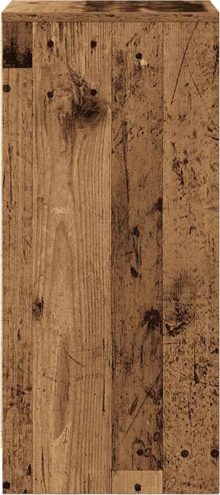 Šoninė spintelė, juodos spalvos, 29,5x34x76cm, apdirbta mediena