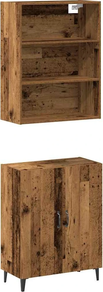 indauja su sienine spintele Old Wood Engineered Wood