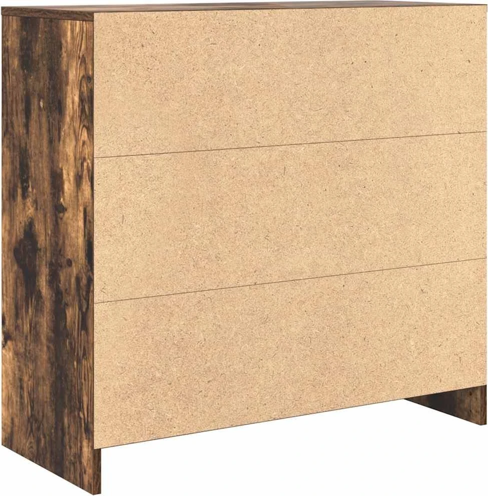 Šoninė spintelė su stalčiumi, 80x34x76 cm, mediena