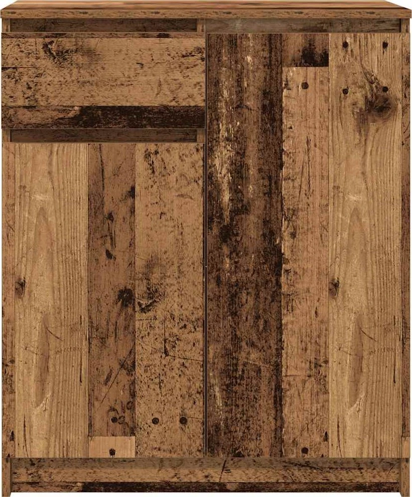 Šoninė spintelė su stalčiumi, 71x35x84 cm, mediena