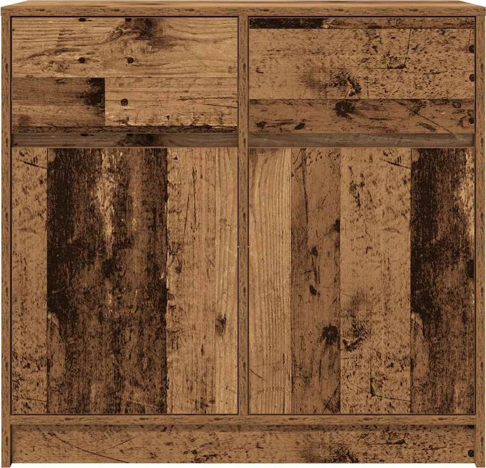 Šoninė spintelė su stalčiumi, 80x34x76 cm, mediena