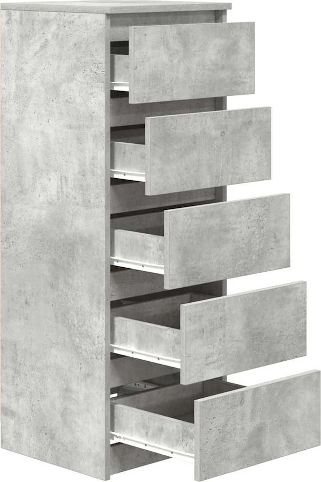 Šoninė spintelė su stalčiais, 37,5x35x99 cm, mediena
