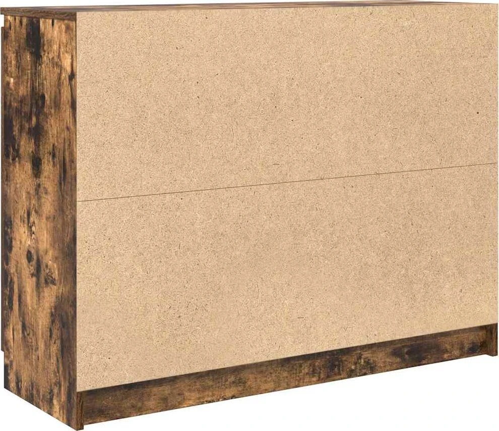 Šoninė spintelė su stalčiais, 100,5x35x76 cm, mediena