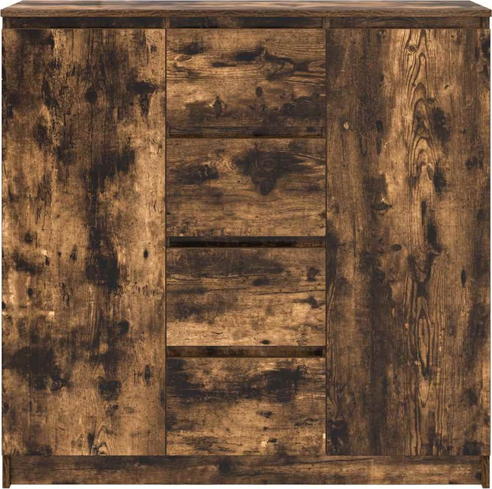 Šoninė spintelė su stalčiais, 100,5x35x98,5 cm, mediena