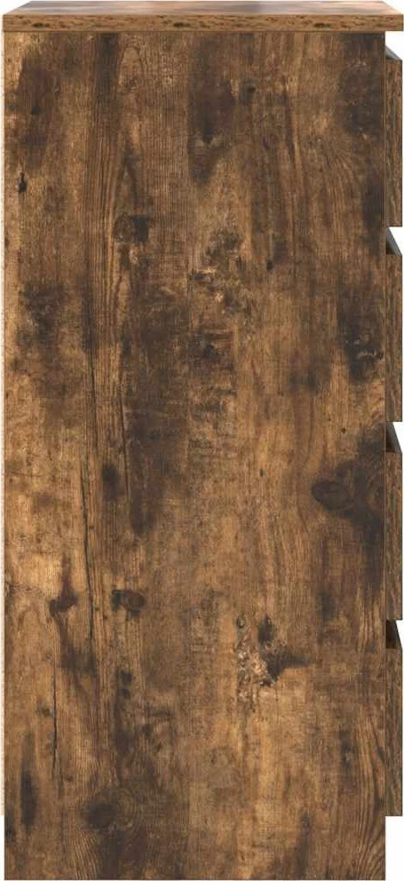 Šoninė spintelė su stalčiais, 37,5x35x99 cm, mediena