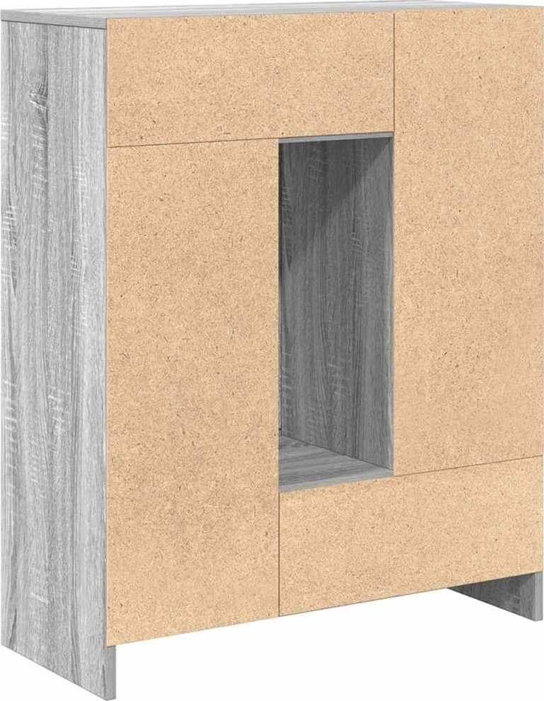 Šoninė spintelė su stalčiais ir durelėmis, 73x31x90 cm
