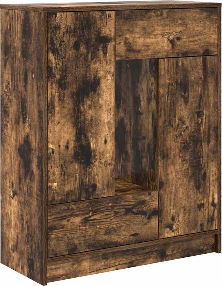 Šoninė spintelė su stalčiais ir durelėmis, 73x31x90 cm