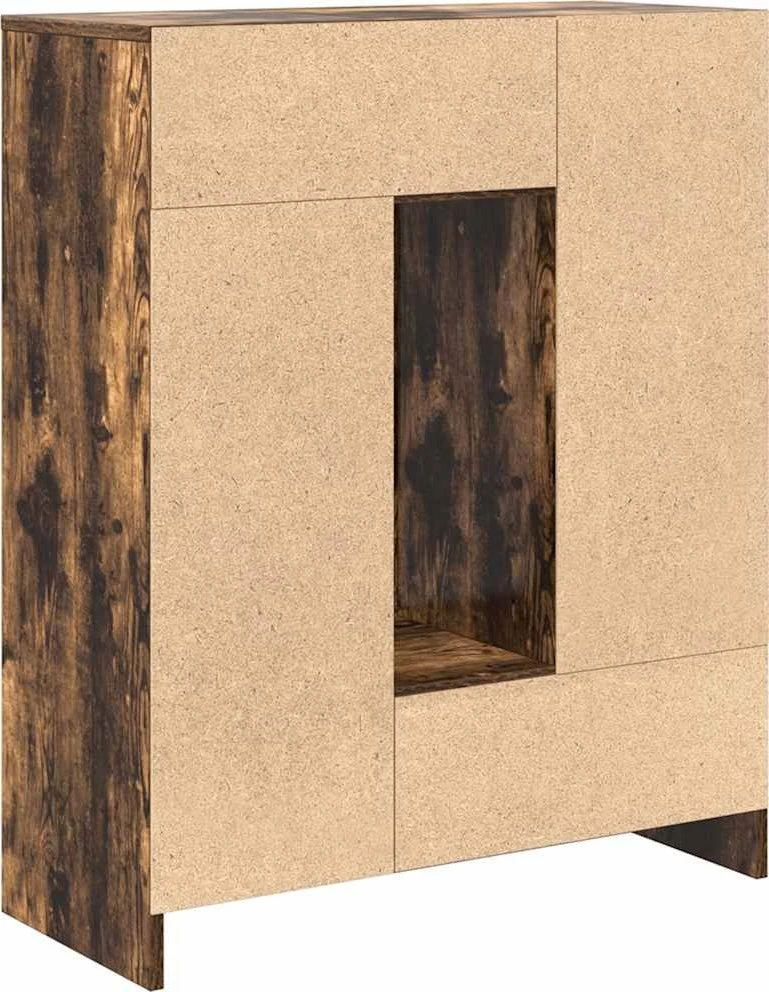 Šoninė spintelė su stalčiais ir durelėmis, 73x31x90 cm
