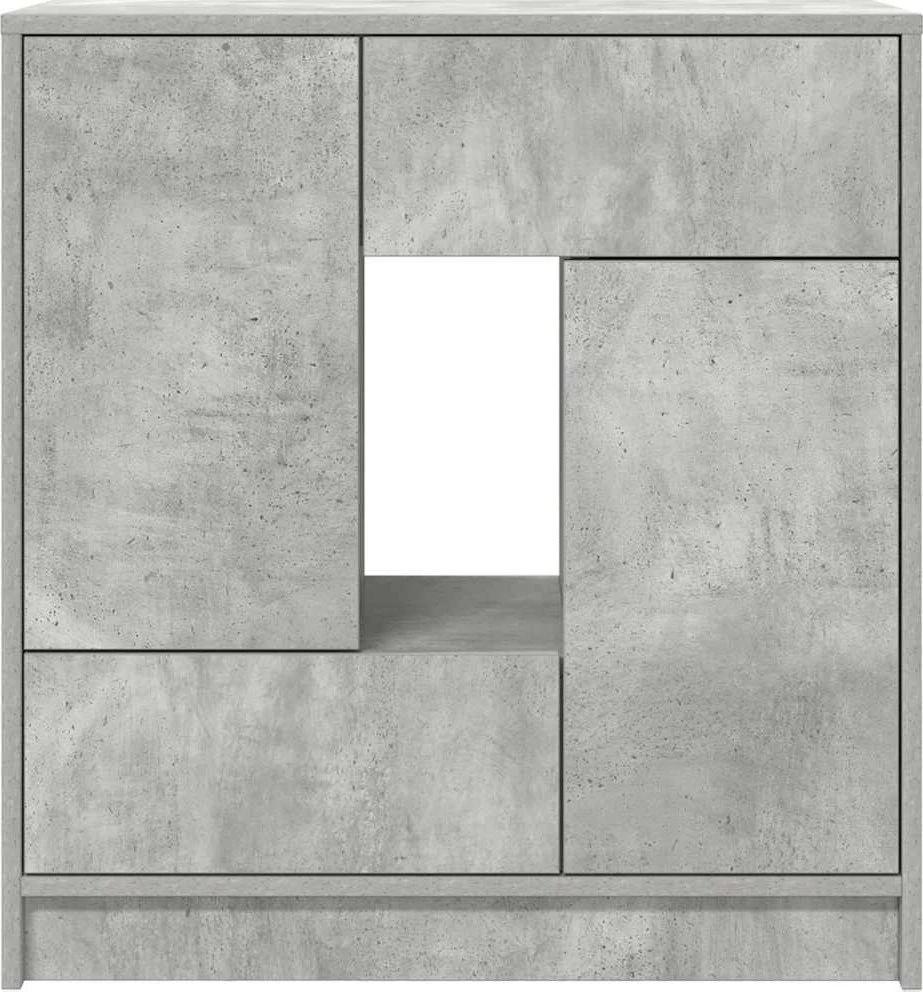 Šoninė spintelė su stalčiais ir durelėmis, 70,5x34x74,5 cm