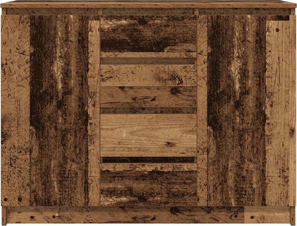 Šoninė spintelė su stalčiais, 100,5x35x76 cm, mediena