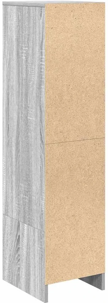 Komoda, pilkos ąžuolo spalvos 29,5x34x119,5 cm apdirbta mediena