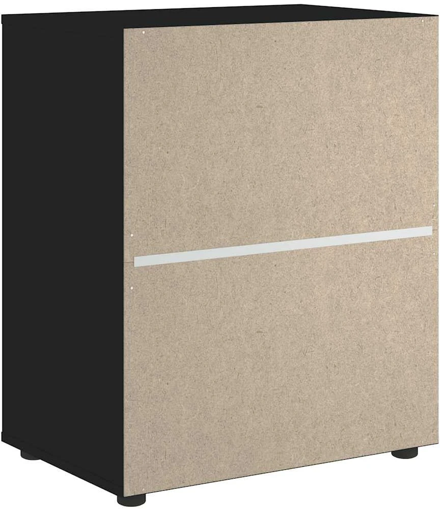 Indauja VISNES Juoda 60x40x73 cm Inžinierinė mediena