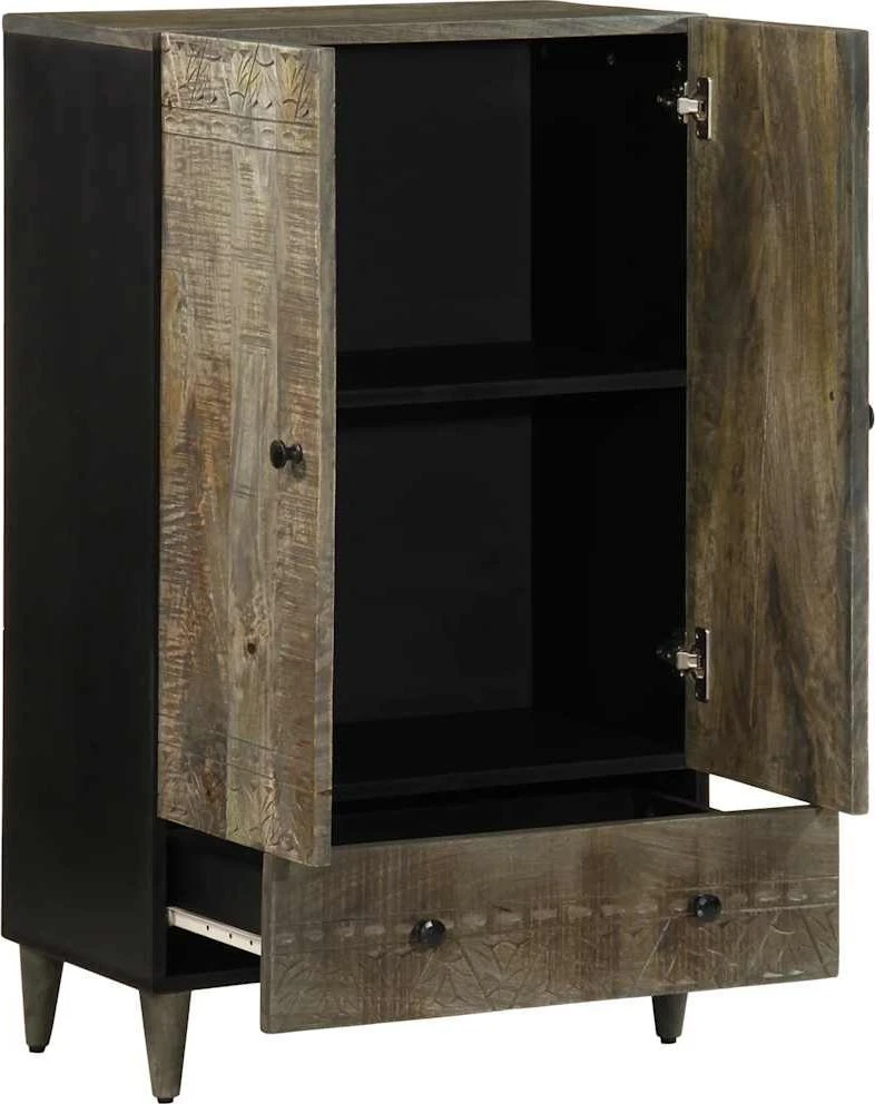 Highboard 60x33x100 cm Masyvo medžio mango