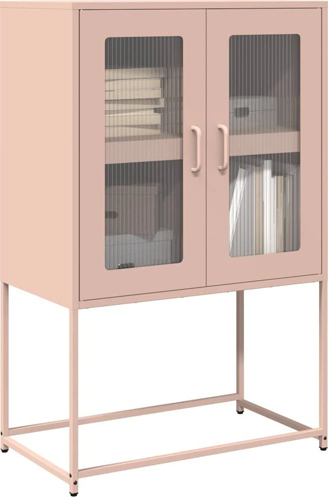 Highboard Rožinė 68x39x107 cm Plienas