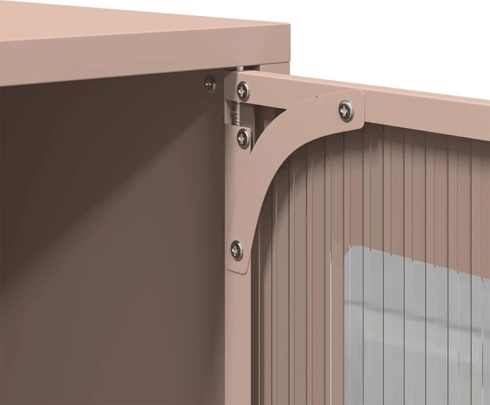 Highboard Rožinė 68x39x107 cm Plienas