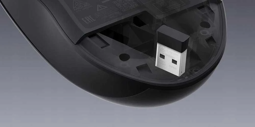 Xiaomi Pelė Comfort Edition | Wireless | 2.4GHz | Juodas