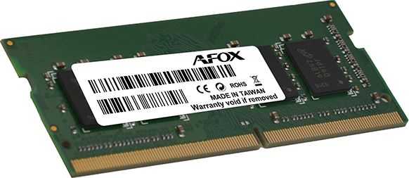 AFOX SO-DIMM DDR3 8GB atminties modulis 1333 MHz LV 1,35V