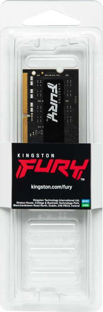 Nešiojamo kompiuterio atmintis HyperX Kingstonas | Fury Impact | 16 GB | DDR4 | 3200 MHz | Užrašų knygelė | Registracijos Nr. | ECC Nr