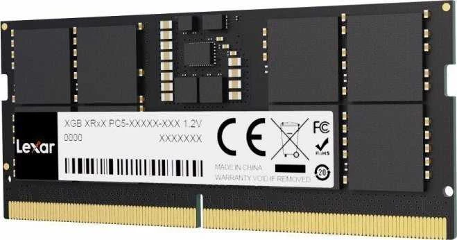RAM Lexar | Nešiojamas kompiuteris Memory | LD5S16G56C46ST-BGS | 16 GB | DDR5 | 5600 MHz | PC/serveris | Registered No | ECC Yes