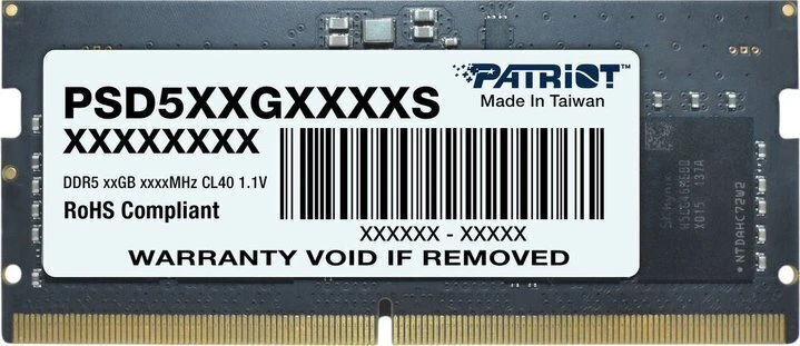 RAM modulis - Patriot Signature 16 GB DDR5 4800 MHz SO-DIMM