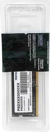 Nešiojamo kompiuterio atmintis PATRIOT Signature Series 8GB DDR4 1x8GB 3200MHz SODIMM Single