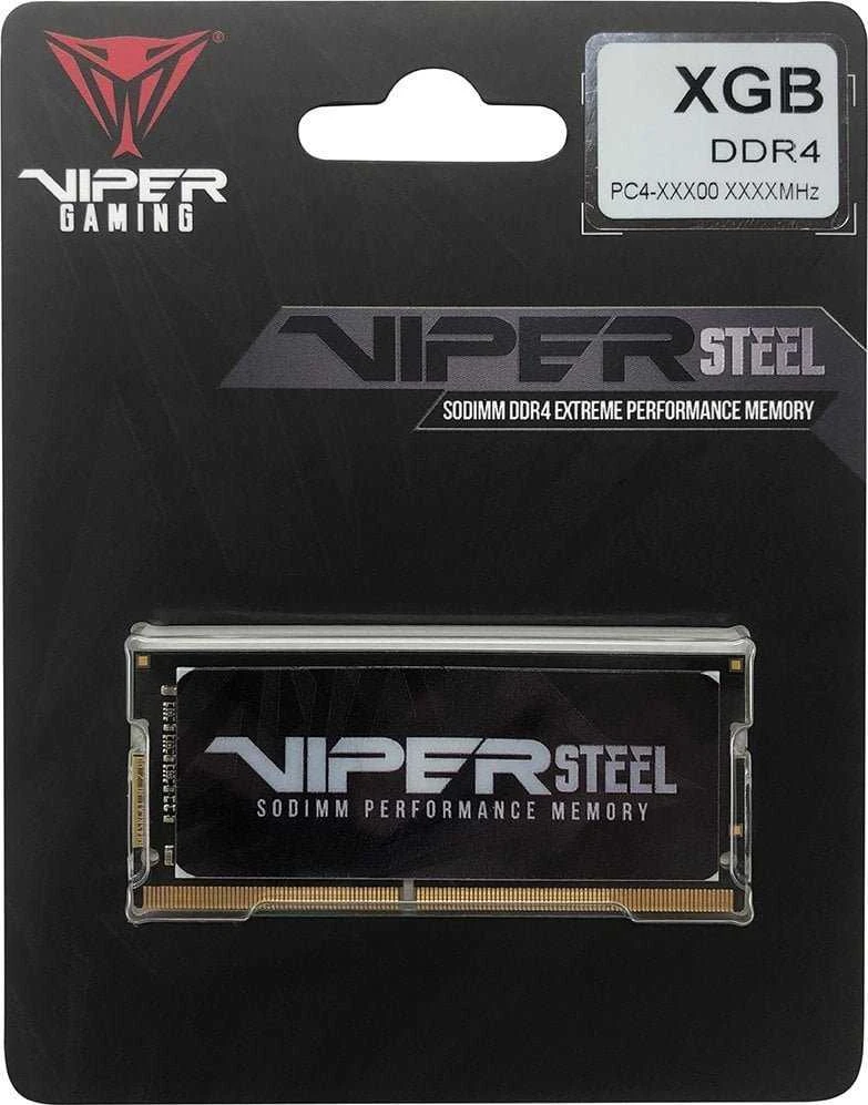 RAM Modulis - Patriot Memory Viper Steel 8GB DDR4 3200MHz, juodas